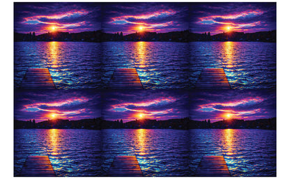 DecoCraft - Studio 1375 - Scenic Tiles Series - Twilight Reflection