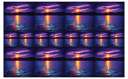 DecoCraft - Studio 1375 - Scenic Tiles Series - Twilight Reflection
