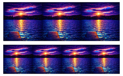 DecoCraft - Studio 1375 - Scenic Tiles Series - Twilight Reflection