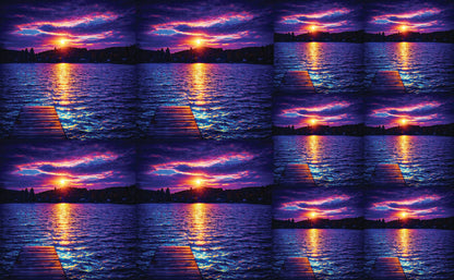 DecoCraft - Studio 1375 - Scenic Tiles Series - Twilight Reflection