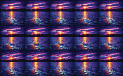 DecoCraft - Studio 1375 - Scenic Tiles Series - Twilight Reflection