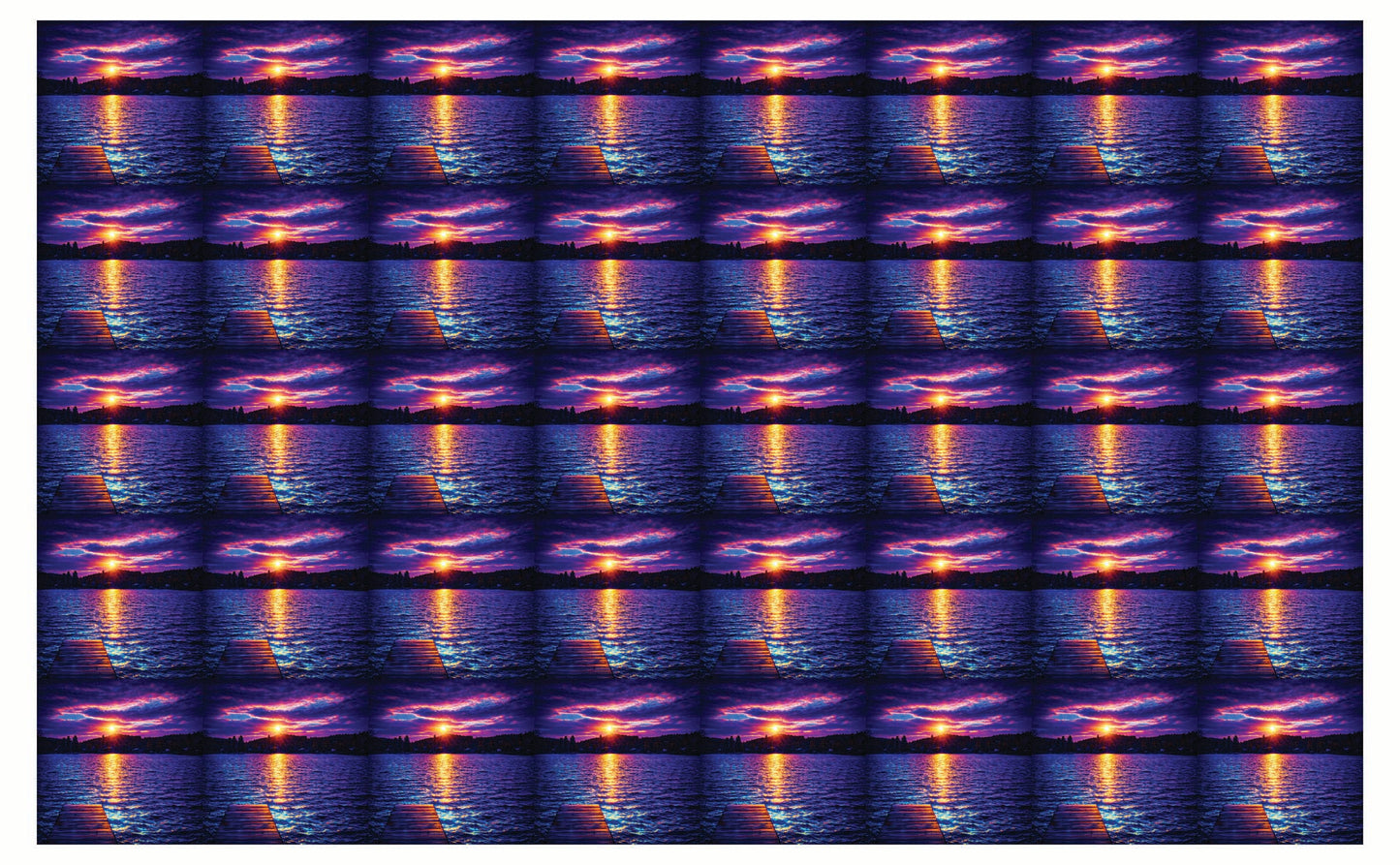 DecoCraft - Studio 1375 - Scenic Tiles Series - Twilight Reflection
