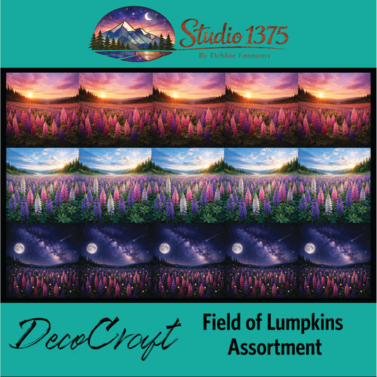 DecoCraft - Studio 1375 - Scenic Tiles Series - Fields of Lumpkins