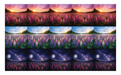 DecoCraft - Studio 1375 - Scenic Tiles Series - Fields of Lumpkins