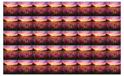 DecoCraft - Studio 1375 - Scenic Tiles Series - Lupins at Sunset