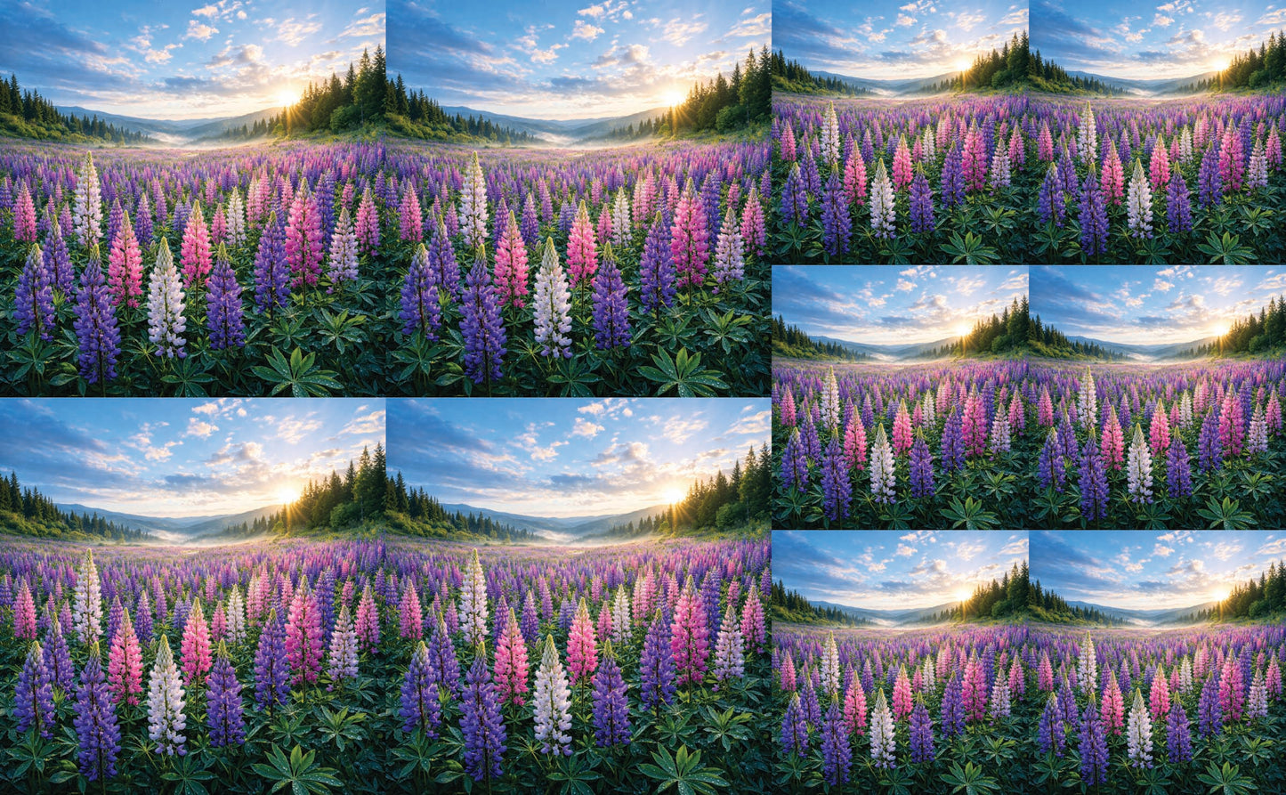 DecoCraft - Studio 1375 - Scenic Tiles Series - Lumpkins at Noon
