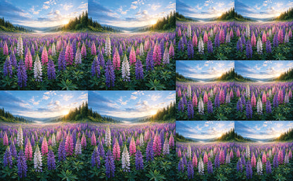 DecoCraft - Studio 1375 - Scenic Tiles Series - Lumpkins at Noon