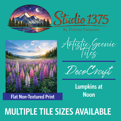 DecoCraft - Studio 1375 - Scenic Tiles Series - Lumpkins at Noon