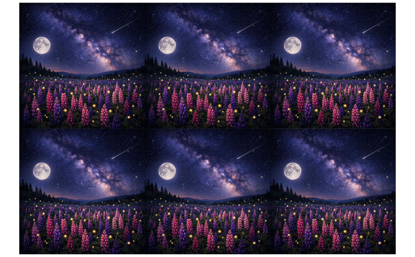 DecoCraft - Studio 1375 - Scenic Tiles Series - Lumpkins at Night