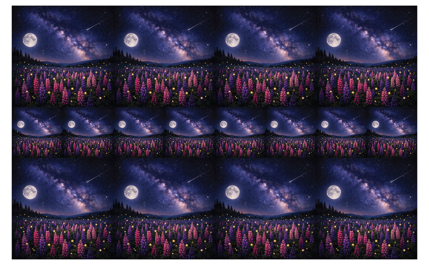 DecoCraft - Studio 1375 - Scenic Tiles Series - Lumpkins at Night