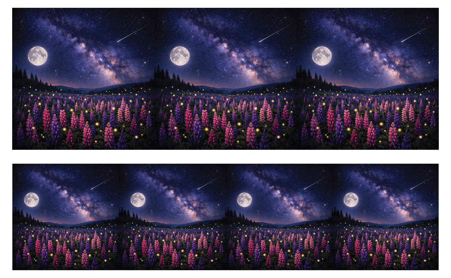 DecoCraft - Studio 1375 - Scenic Tiles Series - Lumpkins at Night
