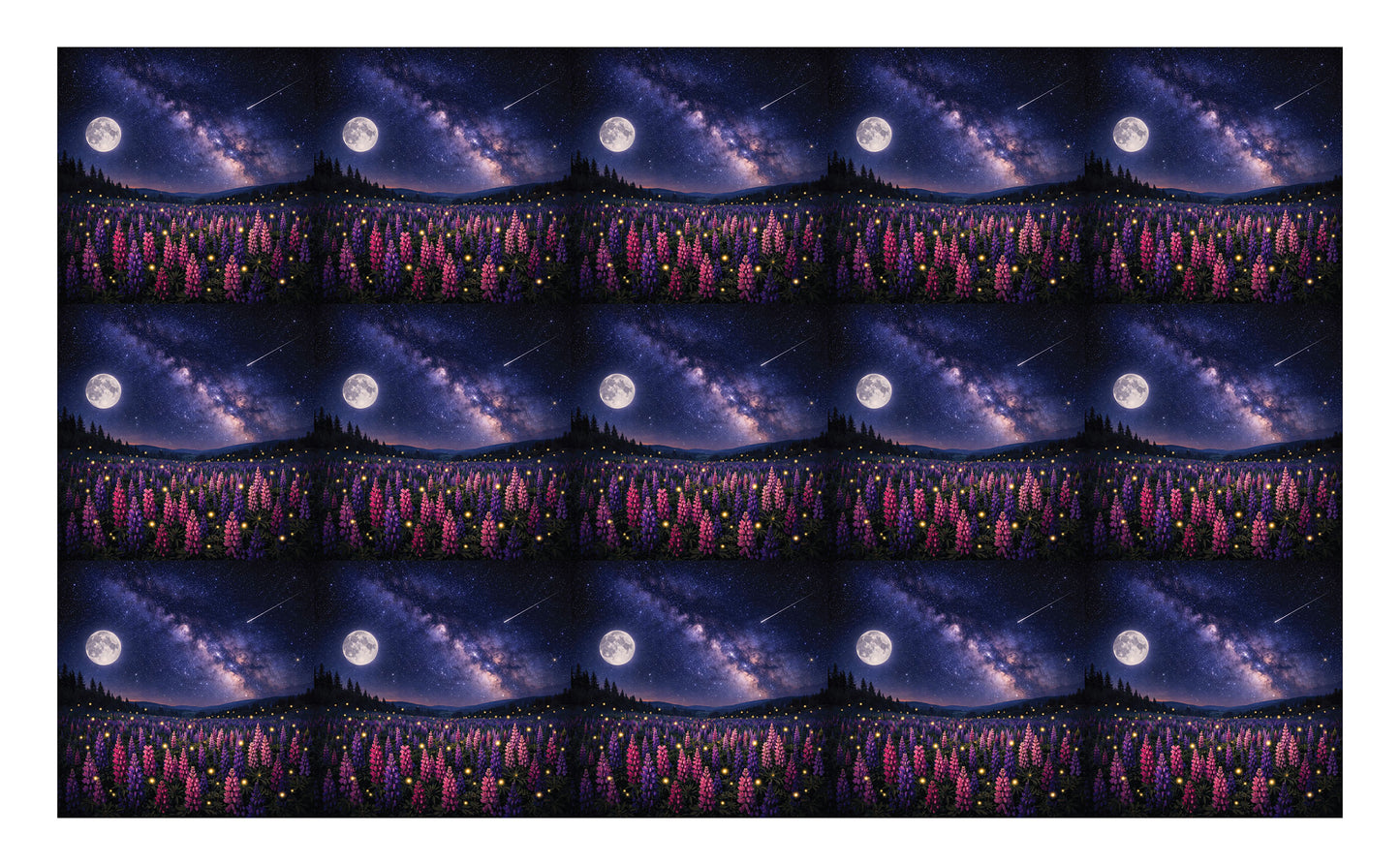 DecoCraft - Studio 1375 - Scenic Tiles Series - Lumpkins at Night