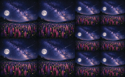 DecoCraft - Studio 1375 - Scenic Tiles Series - Lumpkins at Night