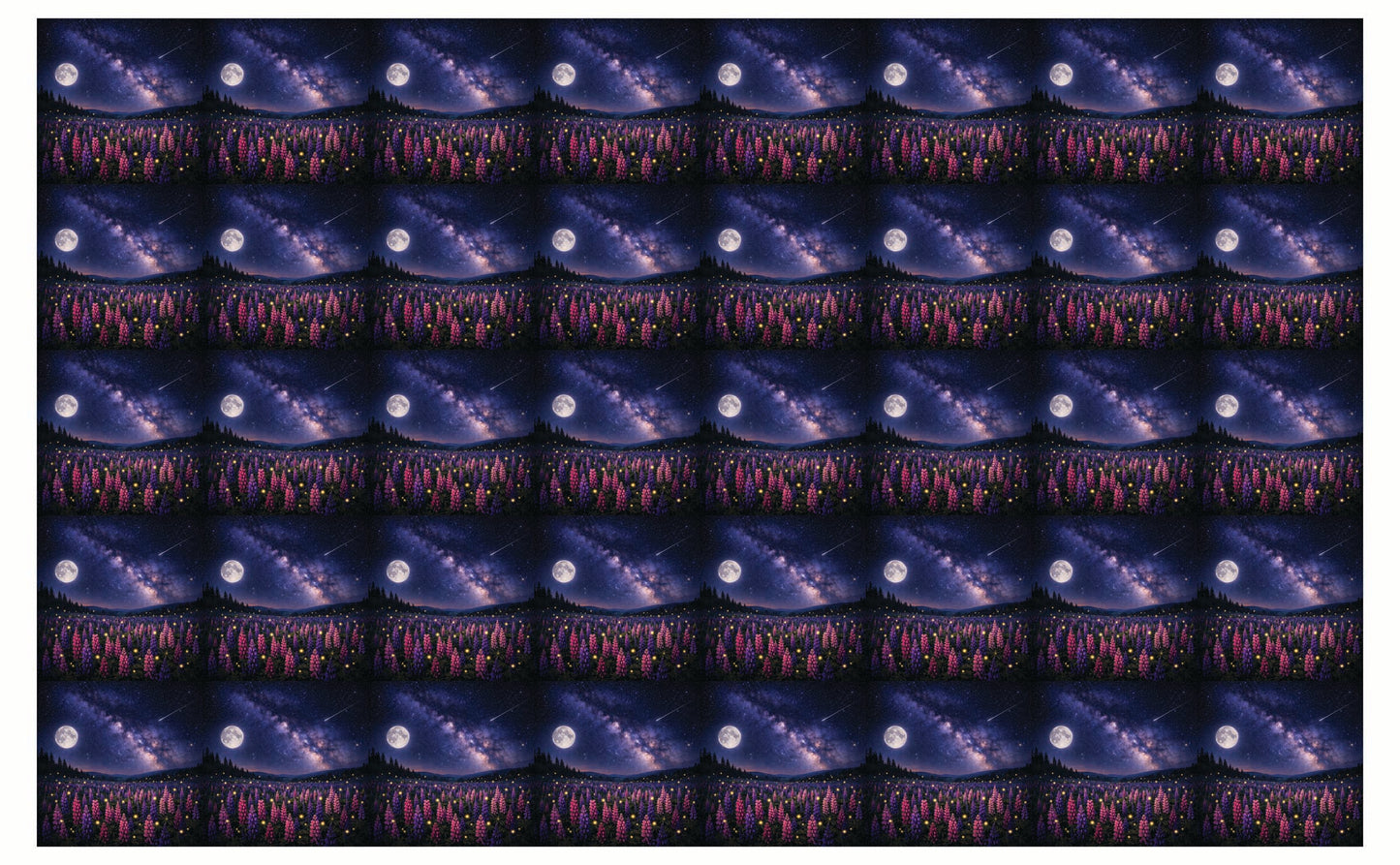 DecoCraft - Studio 1375 - Scenic Tiles Series - Lumpkins at Night