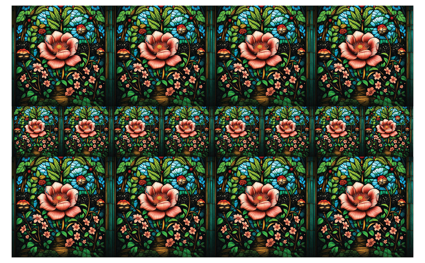 DecoCraft - Studio 1375 - Elevated Scenic Tiles Series - Moonlit Blossom