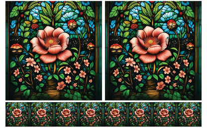 DecoCraft - Studio 1375 - Elevated Scenic Tiles Series - Moonlit Blossom