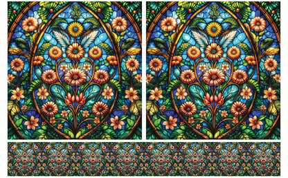 DecoCraft - Studio 1375 - Elevated Scenic Tiles Series - Floral Radiance