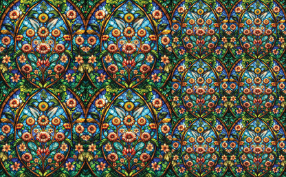 DecoCraft - Studio 1375 - Elevated Scenic Tiles Series - Floral Radiance
