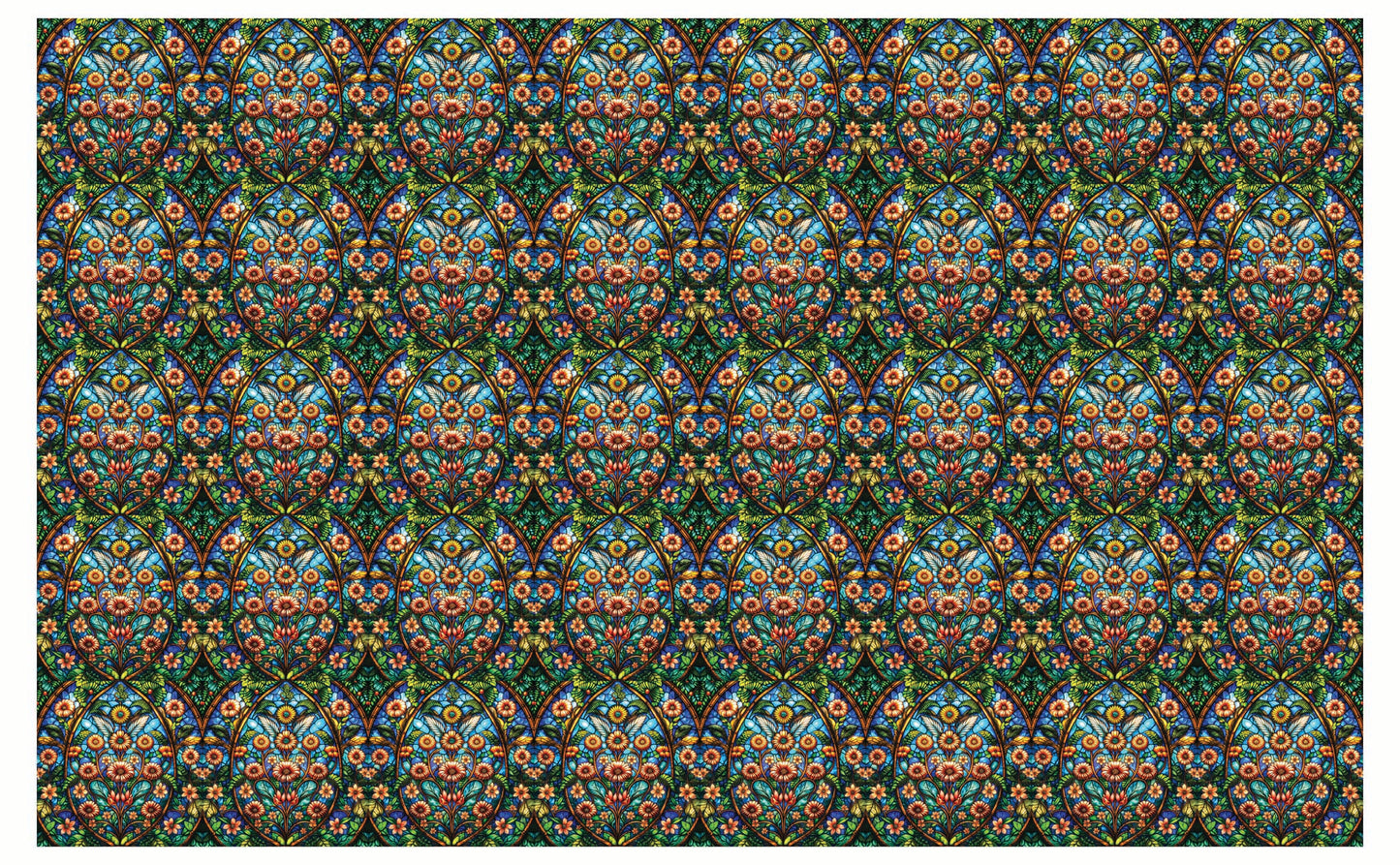 DecoCraft - Studio 1375 - Elevated Scenic Tiles Series - Floral Radiance