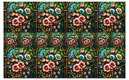 DecoCraft - Studio 1375 - Elevated Scenic Tiles Series - Hidden Blooms