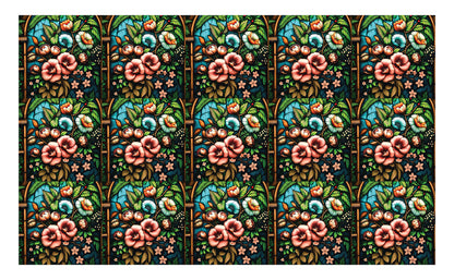 DecoCraft - Studio 1375 - Elevated Scenic Tiles Series - Hidden Blooms