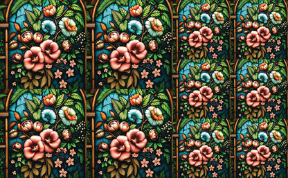 DecoCraft - Studio 1375 - Elevated Scenic Tiles Series - Hidden Blooms