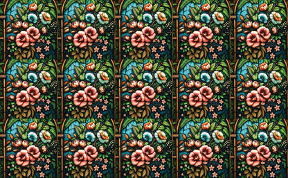 DecoCraft - Studio 1375 - Elevated Scenic Tiles Series - Hidden Blooms