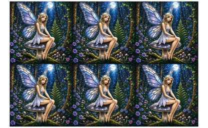 DecoCraft - Studio 1375 - Scenic Tiles Series - Moonlit Fairy