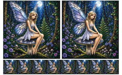 DecoCraft - Studio 1375 - Scenic Tiles Series - Moonlit Fairy