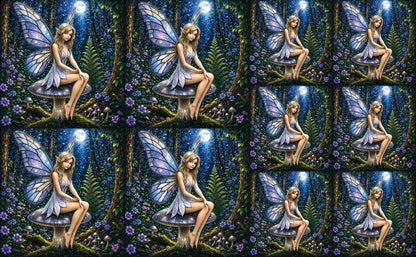 DecoCraft - Studio 1375 - Scenic Tiles Series - Moonlit Fairy
