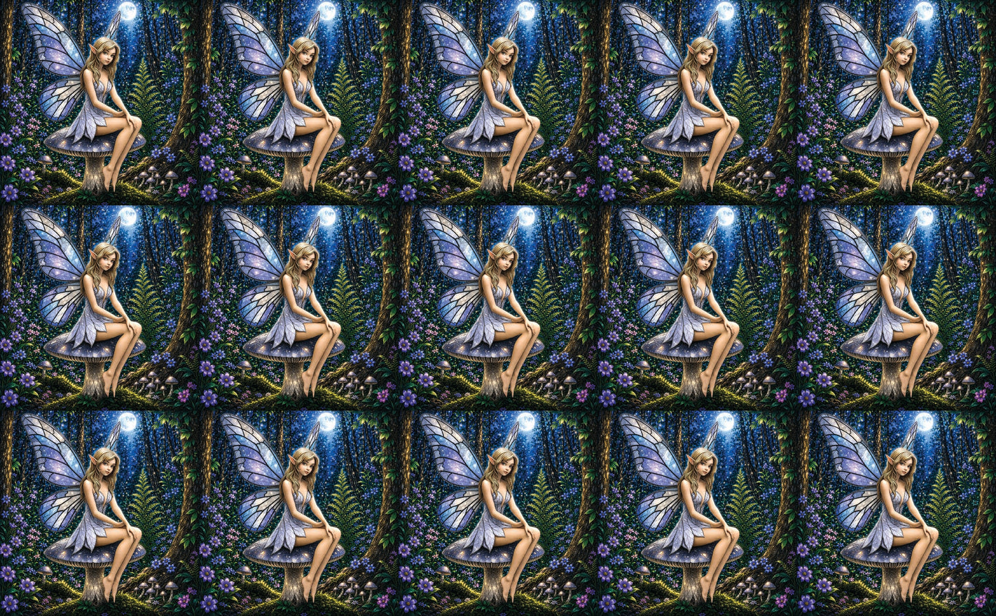 DecoCraft - Studio 1375 - Scenic Tiles Series - Moonlit Fairy