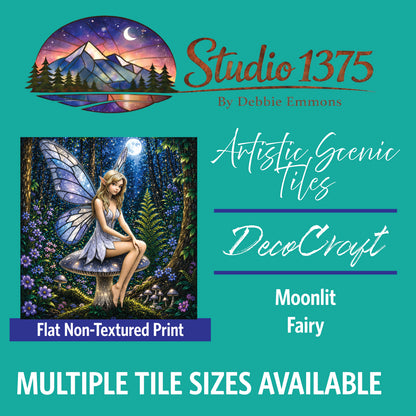 DecoCraft - Studio 1375 - Scenic Tiles Series - Moonlit Fairy