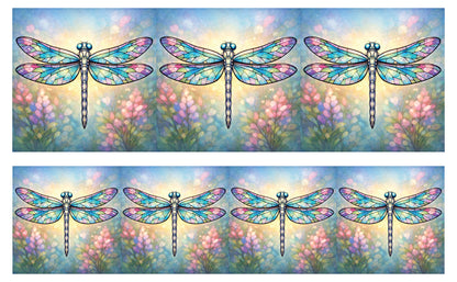 DecoCraft - Studio 1375 - Scenic Tiles Series - Iridescent Dragonfly