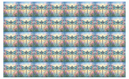 DecoCraft - Studio 1375 - Scenic Tiles Series - Iridescent Dragonfly