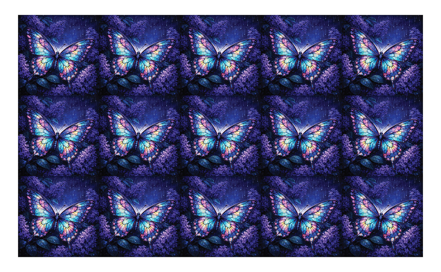 DecoCraft - Studio 1375 - Scenic Tiles Series - Twilight Butterfly