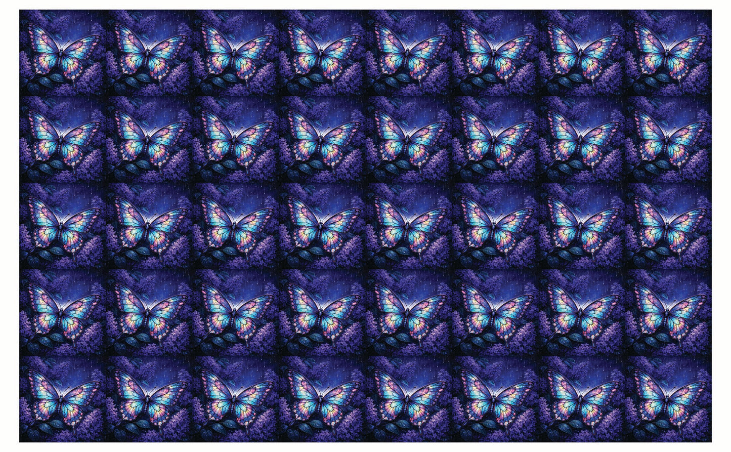 DecoCraft - Studio 1375 - Scenic Tiles Series - Twilight Butterfly