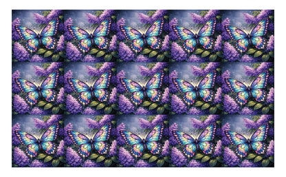 DecoCraft - Studio 1375 - Scenic Tiles Series - Iridescent Butterfly