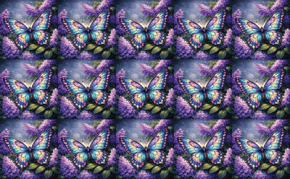DecoCraft - Studio 1375 - Scenic Tiles Series - Iridescent Butterfly