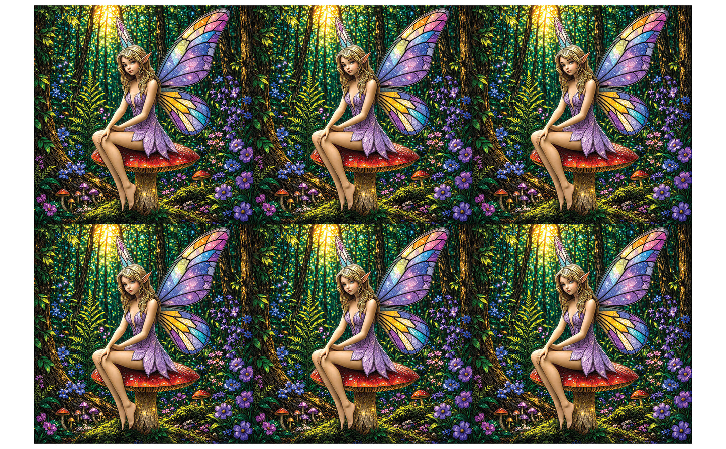 DecoCraft - Studio 1375 - Scenic Tiles Series - Forest Fairy