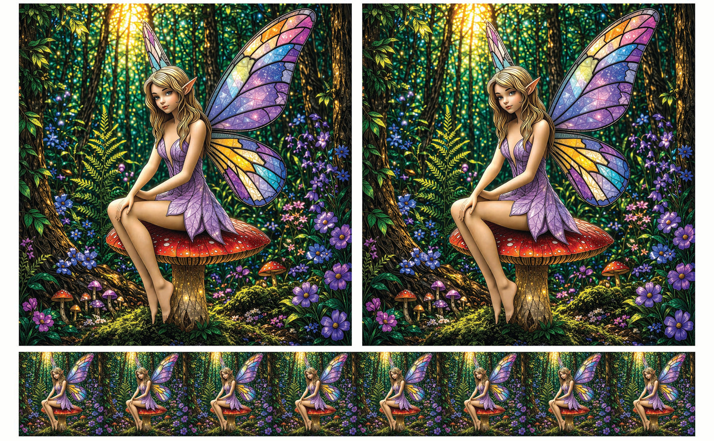 DecoCraft - Studio 1375 - Scenic Tiles Series - Forest Fairy