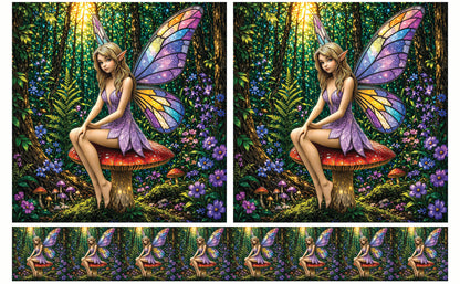 DecoCraft - Studio 1375 - Scenic Tiles Series - Forest Fairy