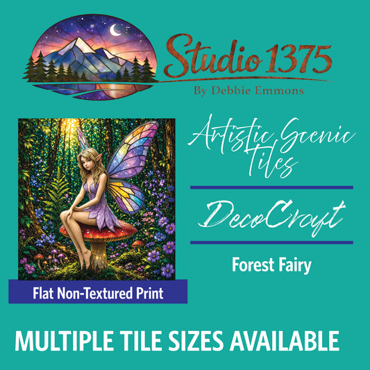 DecoCraft - Studio 1375 - Scenic Tiles Series - Forest Fairy