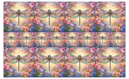 DecoCraft - Studio 1375 - Scenic Tiles Series - Garden Dragonfly