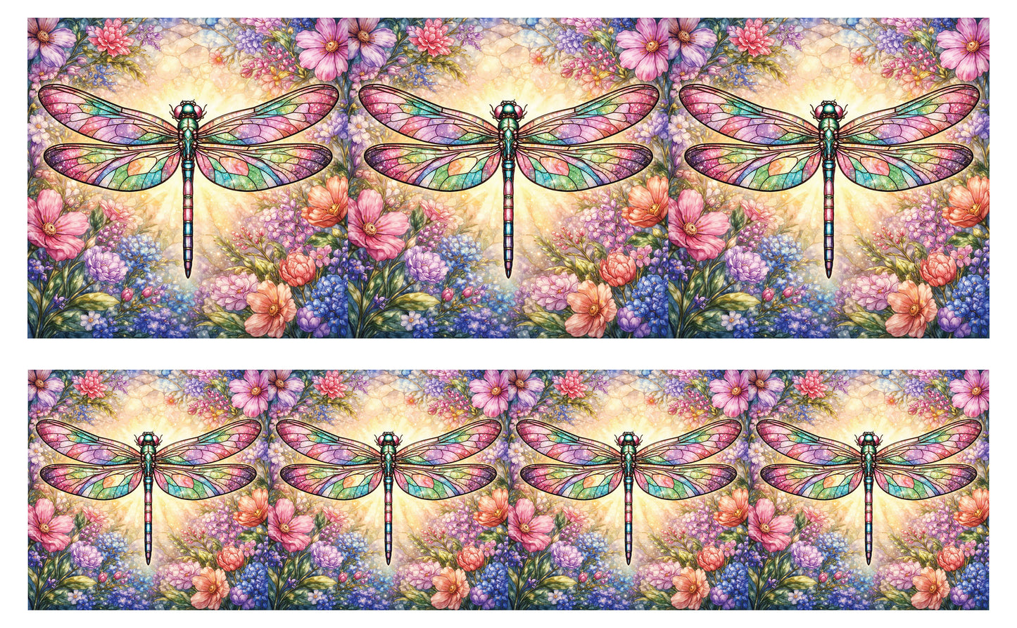 DecoCraft - Studio 1375 - Scenic Tiles Series - Garden Dragonfly