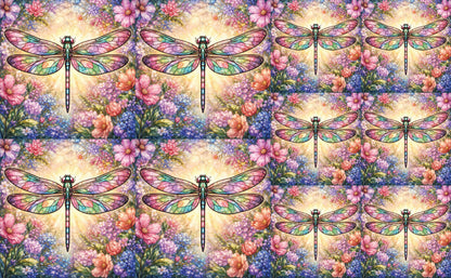 DecoCraft - Studio 1375 - Scenic Tiles Series - Garden Dragonfly