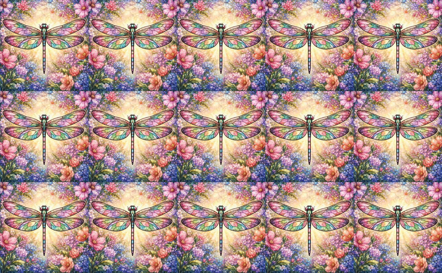 DecoCraft - Studio 1375 - Scenic Tiles Series - Garden Dragonfly