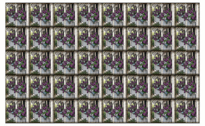DecoCraft - Studio 1375 - Elevated Scenic Tiles Series - Porchside Lilac Blooms