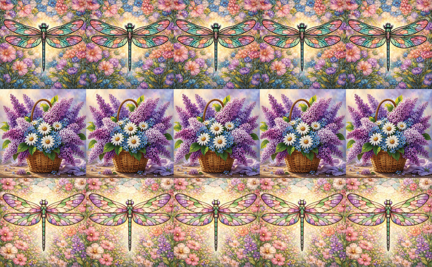 DecoCraft - Studio 1375 - Scenic Tiles Series - Blossomlight Garden Assortment