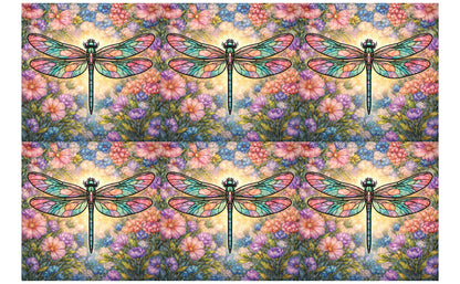 DecoCraft - Studio 1375 - Scenic Tiles Series - Radiant Bloom Dragonfly