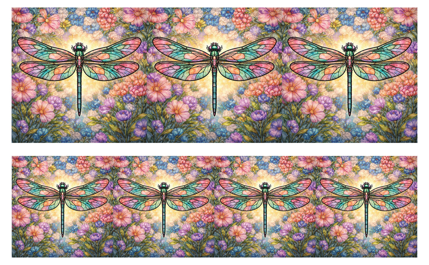 DecoCraft - Studio 1375 - Scenic Tiles Series - Radiant Bloom Dragonfly